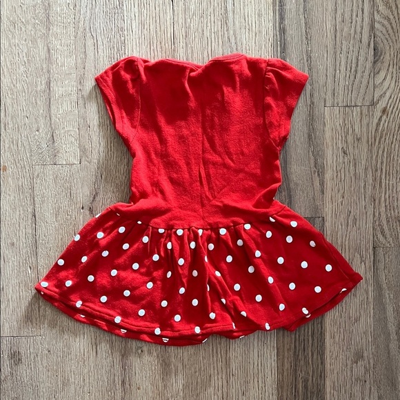 Rabbit Skins Red Graphic Polka Dot Dress - Picture 3 of 4